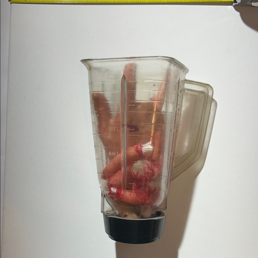 Oster Blender Jar with Fake Fingers, Hand, Eyeballs (Halloween Decorations)